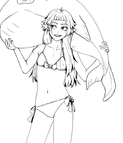 Halfbody + Line art = 50$